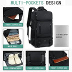 Laptop and Travel Trekking Backpack with Shoe Compartment,