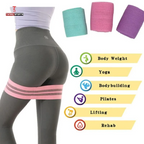 Premium Fitness Resistance Band for Women – Waist & Hip Training | Polyester Cotton Exercise Band | Pack of 3Premium Fitness Resistance Band for Women – Waist & Hip Training | Polyester Cotton Exercise Band | Pack of 3