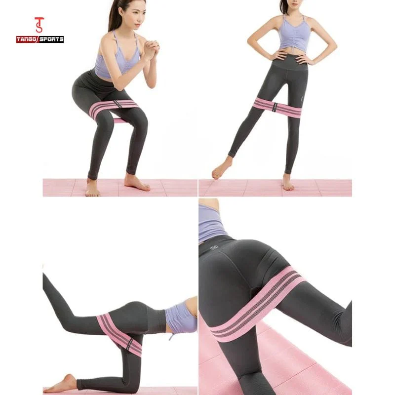 Premium Fitness Resistance Band for Women – Waist & Hip Training | Polyester Cotton Exercise Band | Pack of 3Premium Fitness Resistance Band for Women – Waist & Hip Training | Polyester Cotton Exercise Band | Pack of 3