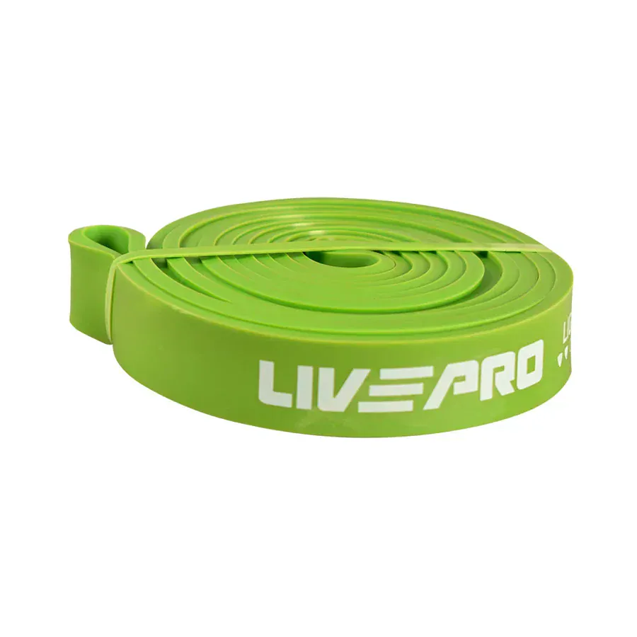 Livepro Super Band Latex Loop Resistance Band 25-65lbs - Green 22mm - LP8410