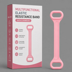 Multifunctional Elastic Resistance Band with 2 Handles ZSJ931 | Yoga, Pilates & Home Fitness Stretch Band