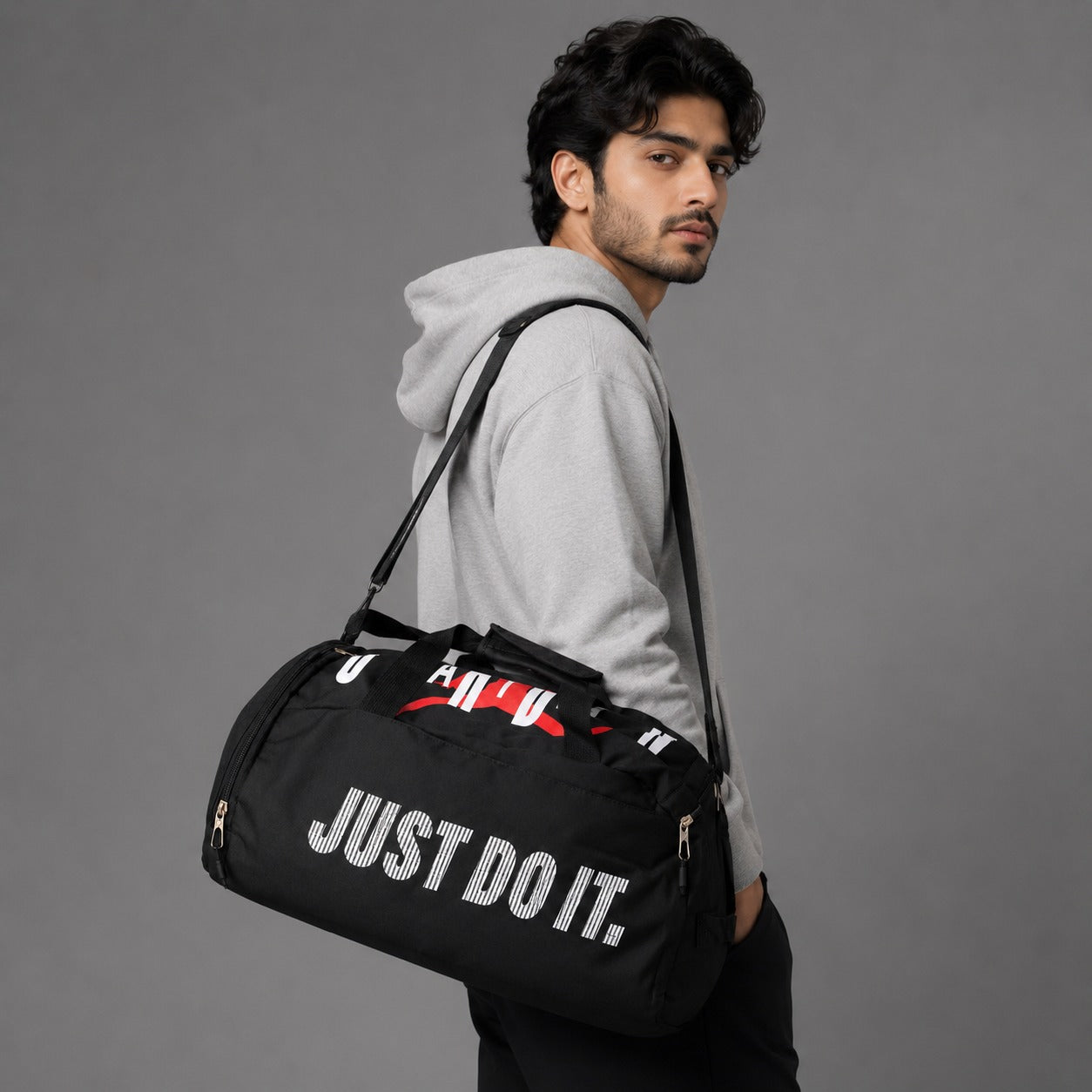 Jordan 2 in 1 Backpack & Duffel Bag - Black
