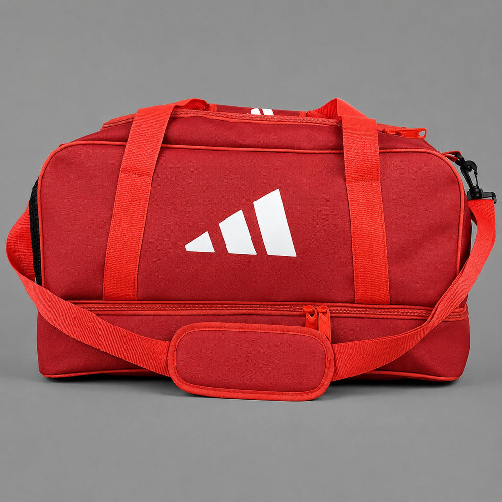 Ads Tiro League Duffle Bag With Shoe Compartment - Full Red