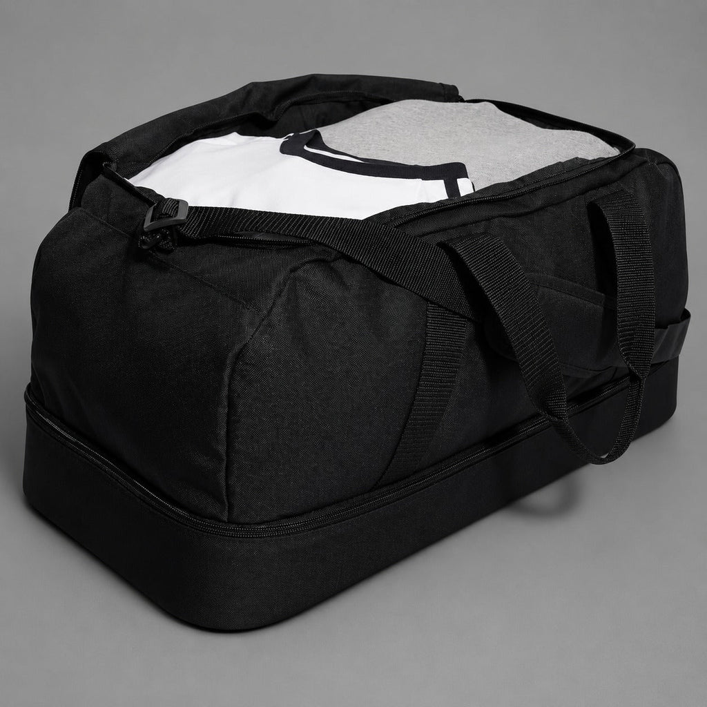 Ads Tiro League Duffel Bag With Shoe Compartment - Black