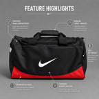 NK Sports Bag Brasilia Training Bag - Black & Red