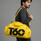 T60 Backpack 2 in 1 with Shoe Compartment - Yellow